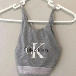 Festival retro country thunder Calvin Klein Logo Bralette 90’s Vintage GUC
